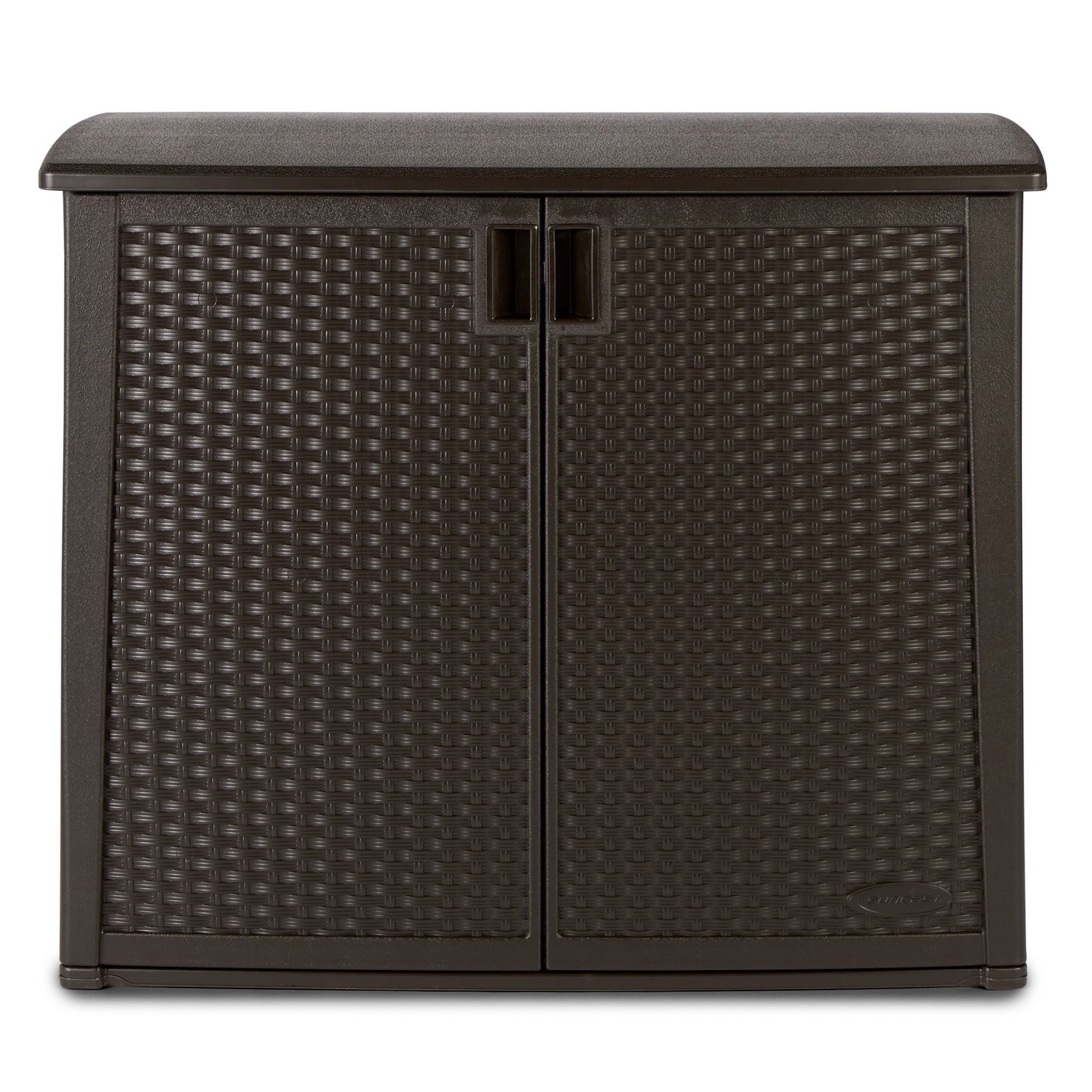 Suncast Elements 97 Gallon Backyard Oasis Storage Entertaining Station w/Shelf