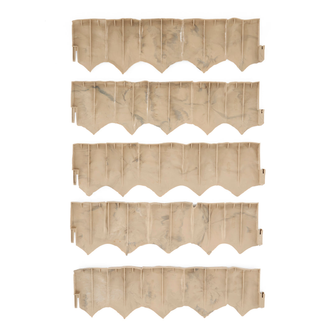 Suncast Landscape Design Border Decorative Natural Rock Stone Edging (10 Pack) - VMInnovations