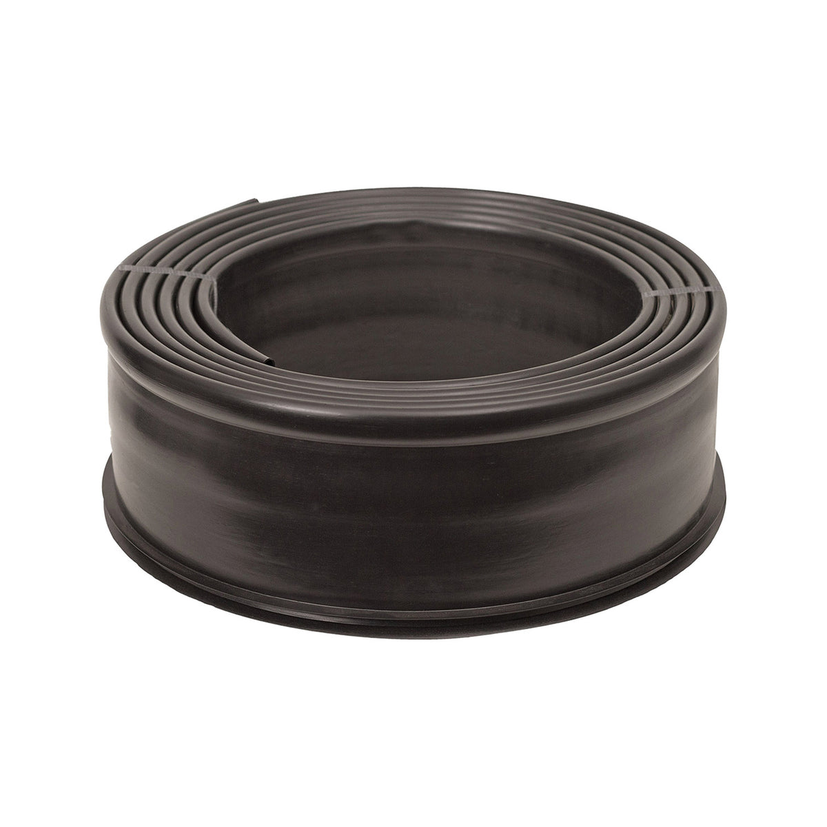 Suncast 5 Eco Edge 20 Foot Plastic Coiled Edging Roll with 2 Connectors, 5 inch