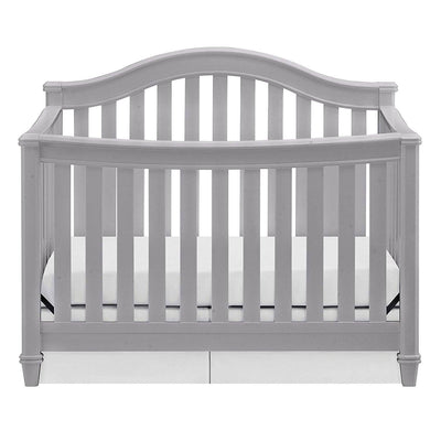 Thomasville Kids Auburn 4 in 1 Crib, Gray & Kolcraft Pure Sleep Crib Mattress - VMInnovations