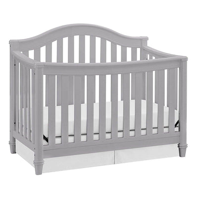Thomasville Kids Auburn 4 in 1 Crib, Gray & Kolcraft Fresh Start Crib Mattress - VMInnovations
