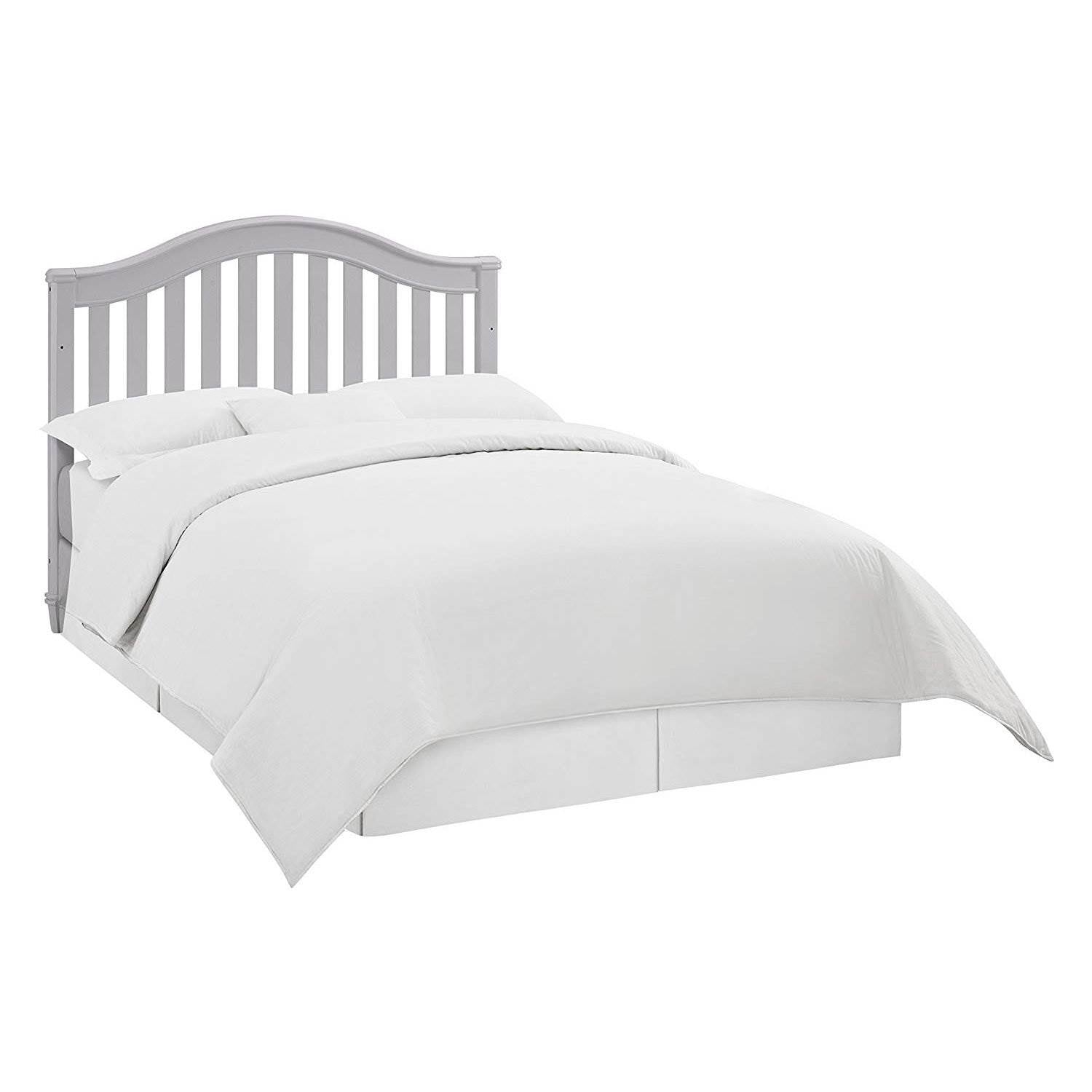 Thomasville Kids Auburn 4 in 1 Crib, Gray & Kolcraft Fresh Start Crib Mattress - VMInnovations