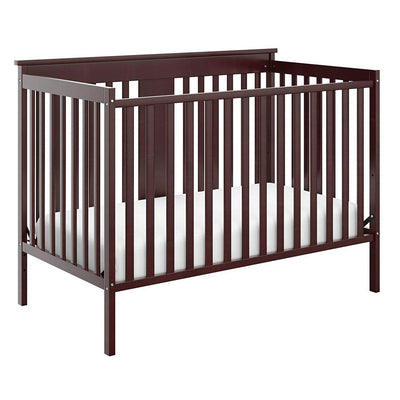 Storkcraft Mission Ridge 4 in 1 Crib, Espresso & Kolcraft Pure Sleep Mattress