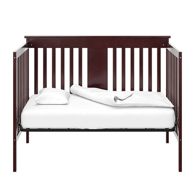 Storkcraft Mission Ridge 4 in 1 Crib, Espresso & Kolcraft Pure Sleep Mattress