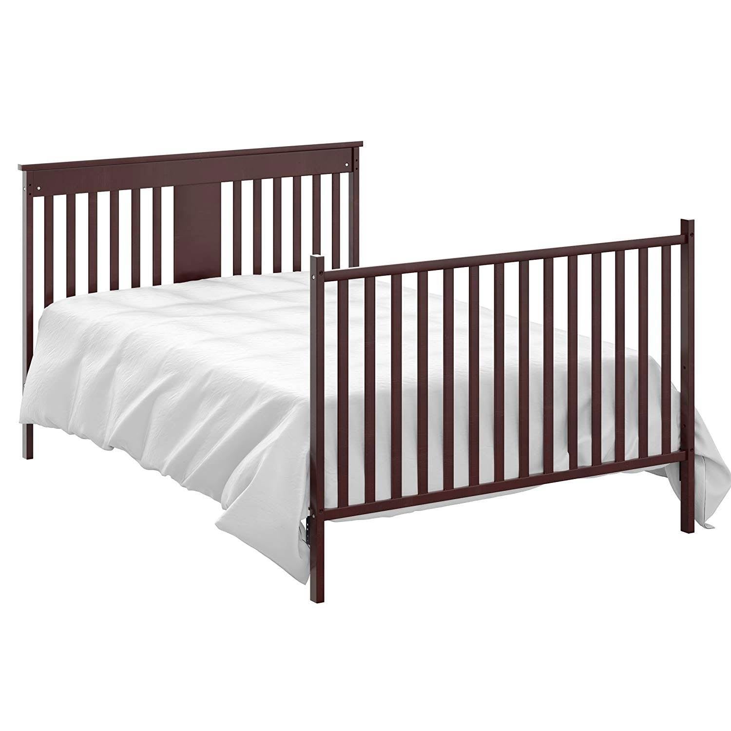 Storkcraft Mission Ridge 4 in 1 Crib, Espresso & Kolcraft Pure Sleep Mattress