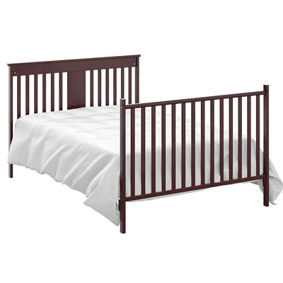 Storkcraft Mission Ridge 4 in 1 Crib, Espresso & Kolcraft Pure Sleep Mattress