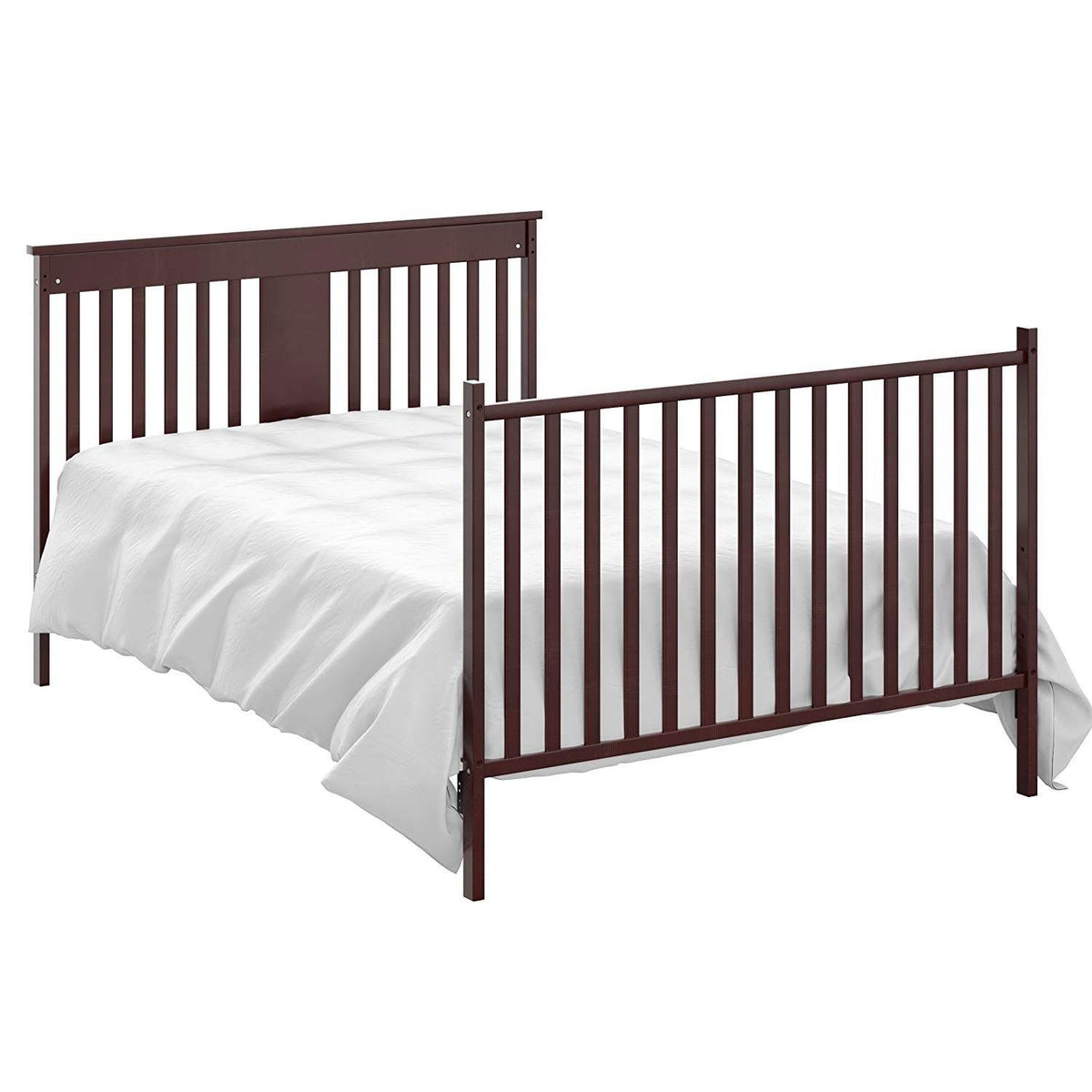 Storkcraft Mission Ridge 4 in 1 Crib, Espresso & Kolcraft Pure Sleep Mattress