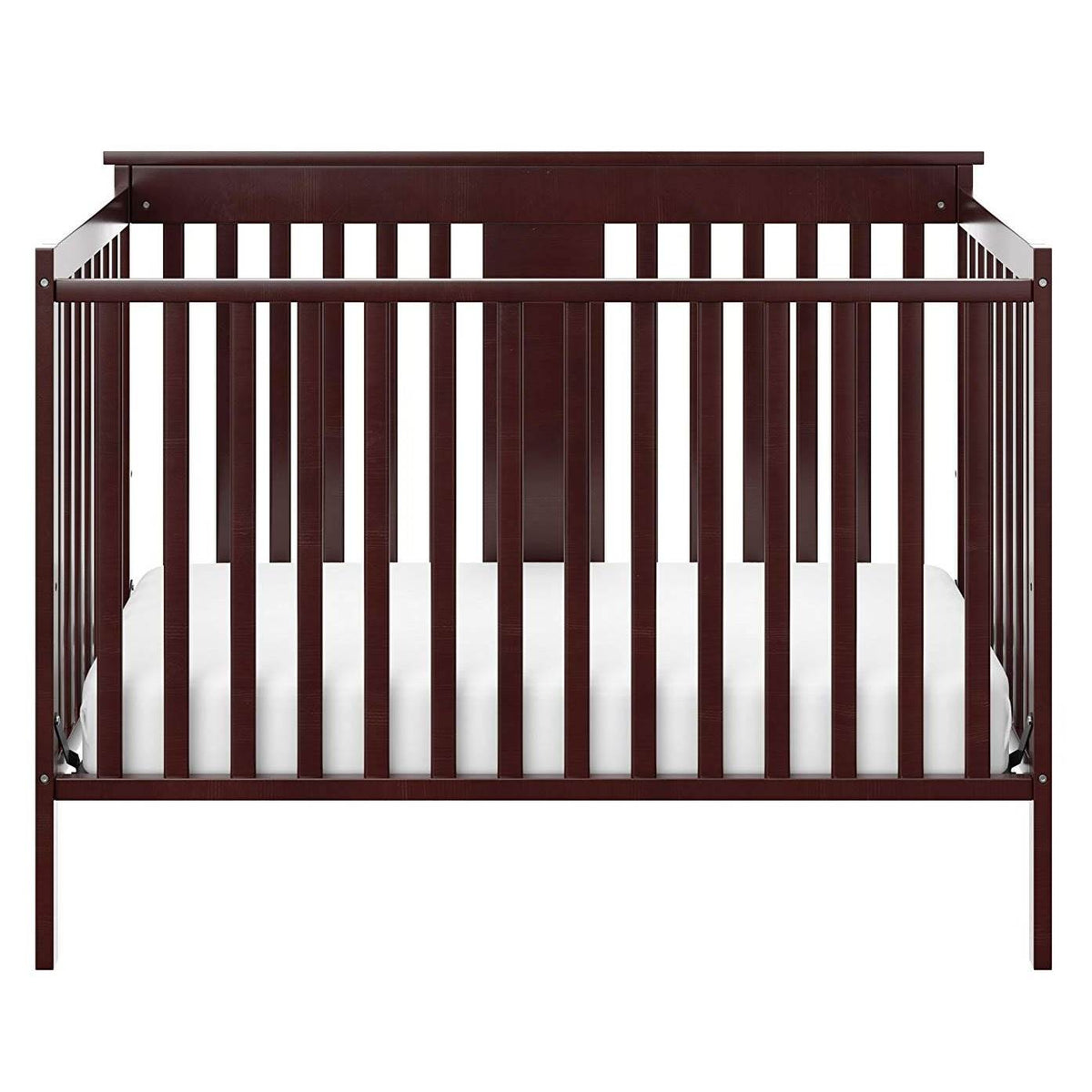 Storkcraft Mission Ridge 4 in 1 Crib, Espresso & Kolcraft Fresh Start Mattress
