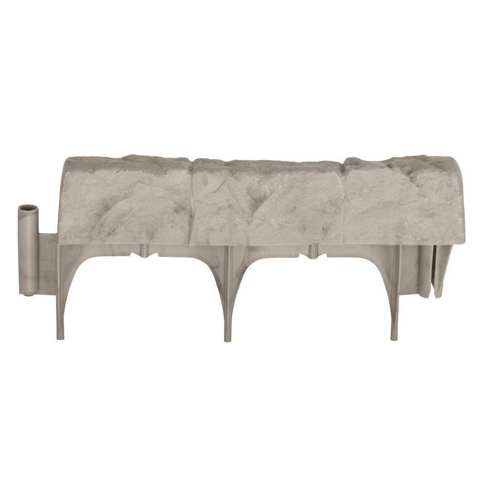 Suncast 10 Piece 12" Landscape Design Border Decorative Natural Stone Edging - VMInnovations