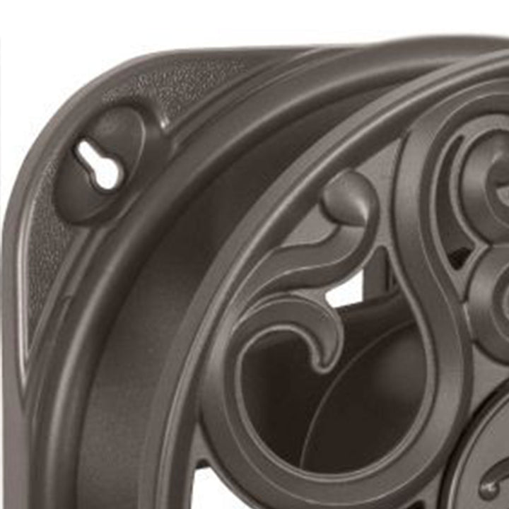 Suncast Sidewinder 60 Foot Side Scroll Decorative Wall Mount Hose Reel (2 Pack) - VMInnovations