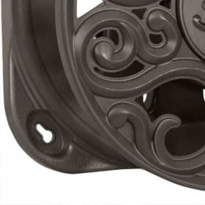 Suncast Sidewinder 60 Foot Side Scroll Wall Mount Hose Reel, Bronze (Open Box)