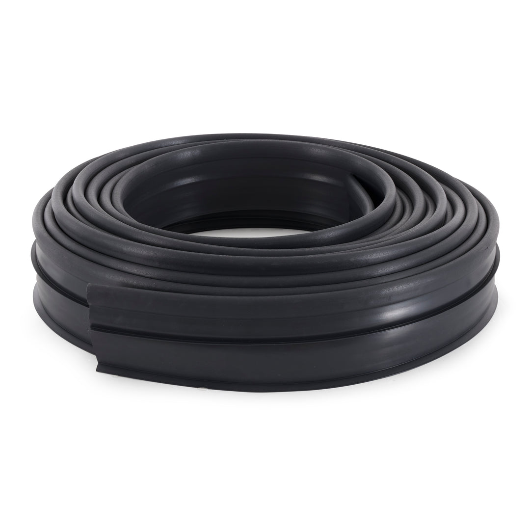 Suncast Professional Grade Dig In 60 Foot Landscape Edging Roll, Black (2 Pack)