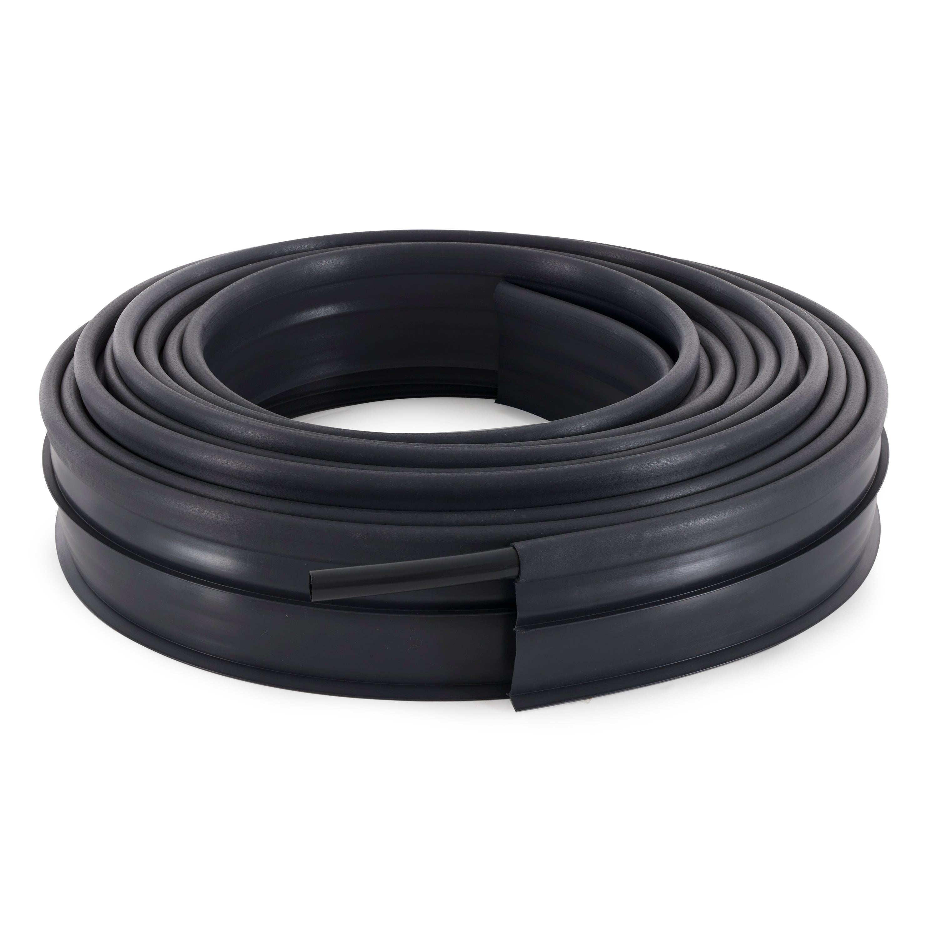 Suncast Professional Grade Dig In 60 Foot Landscape Edging Roll, Black (Used)