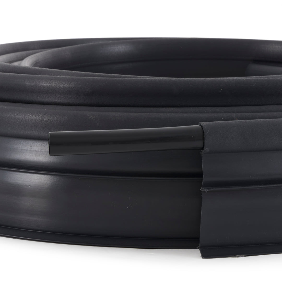 Suncast Professional Grade Dig In 60 Foot Landscape Edging Roll, Black (2 Pack) - VMInnovations