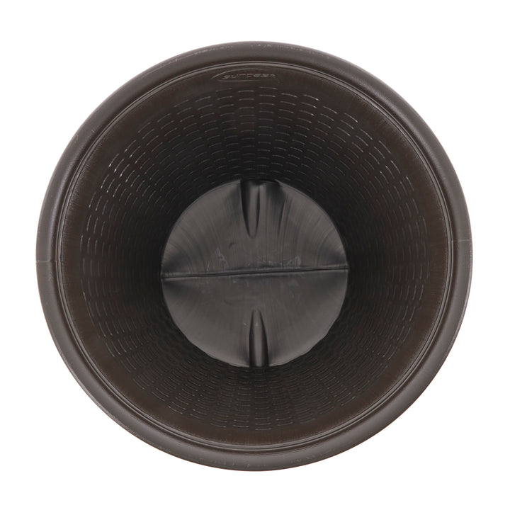 Suncast Sonora 22 Inch Resin Wicker Decorative Garden Planter, Java (2 Pack) - VMInnovations