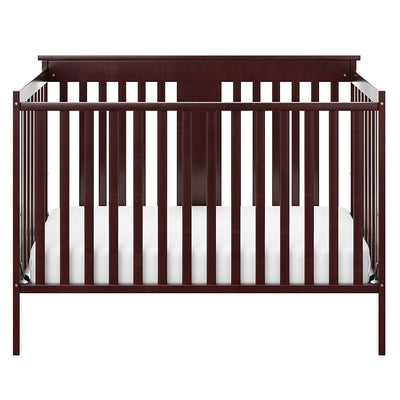 Storkcraft Mission Ridge 4 in 1 Bed, Espresso & Sealy Soybean Crib Mattress