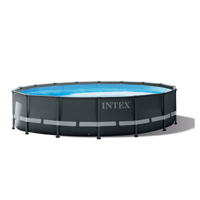 Intex 16ft x 48in Ultra XTR Round Frame Swimming Pool, Pump, & Winterizing Kit - VMInnovations