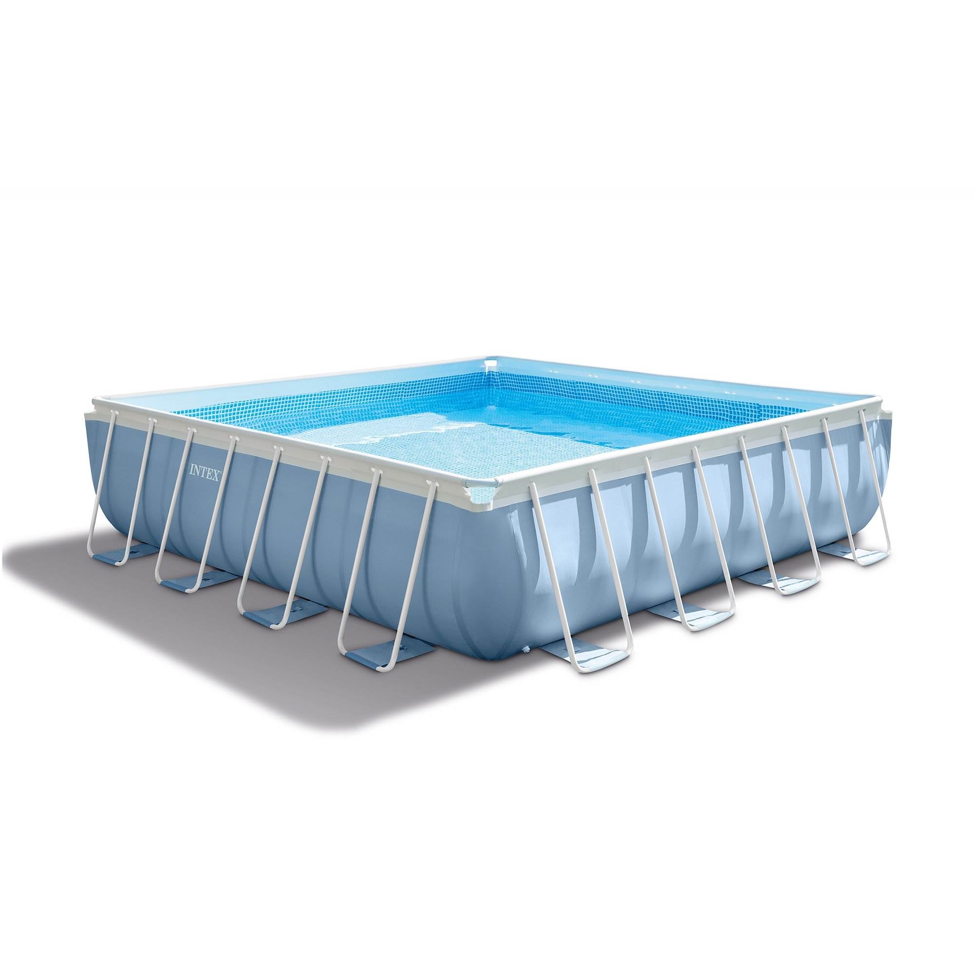Intex 16' x 48" Prism Frame Square Above Ground Pool w/ Pump & Winterizing Kit