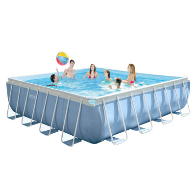 Intex 16' x 48" Prism Frame Square Above Ground Pool w/ Pump & Winterizing Kit