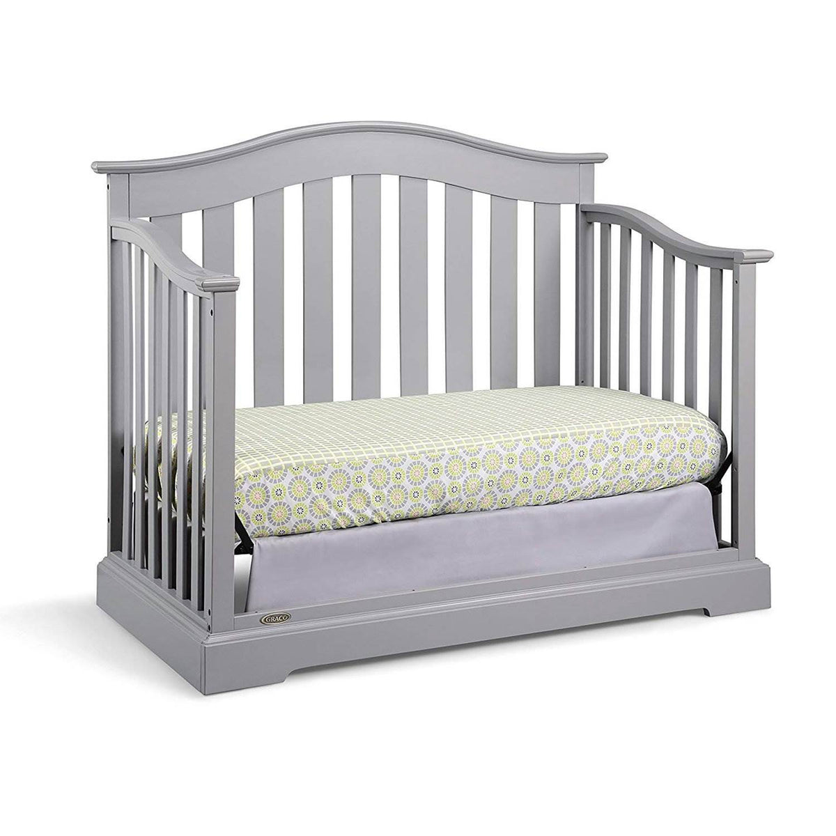 Graco Westbrook 4 in 1 Crib, Pebble Gray & Kolcraft Pure Sleep Crib Mattress