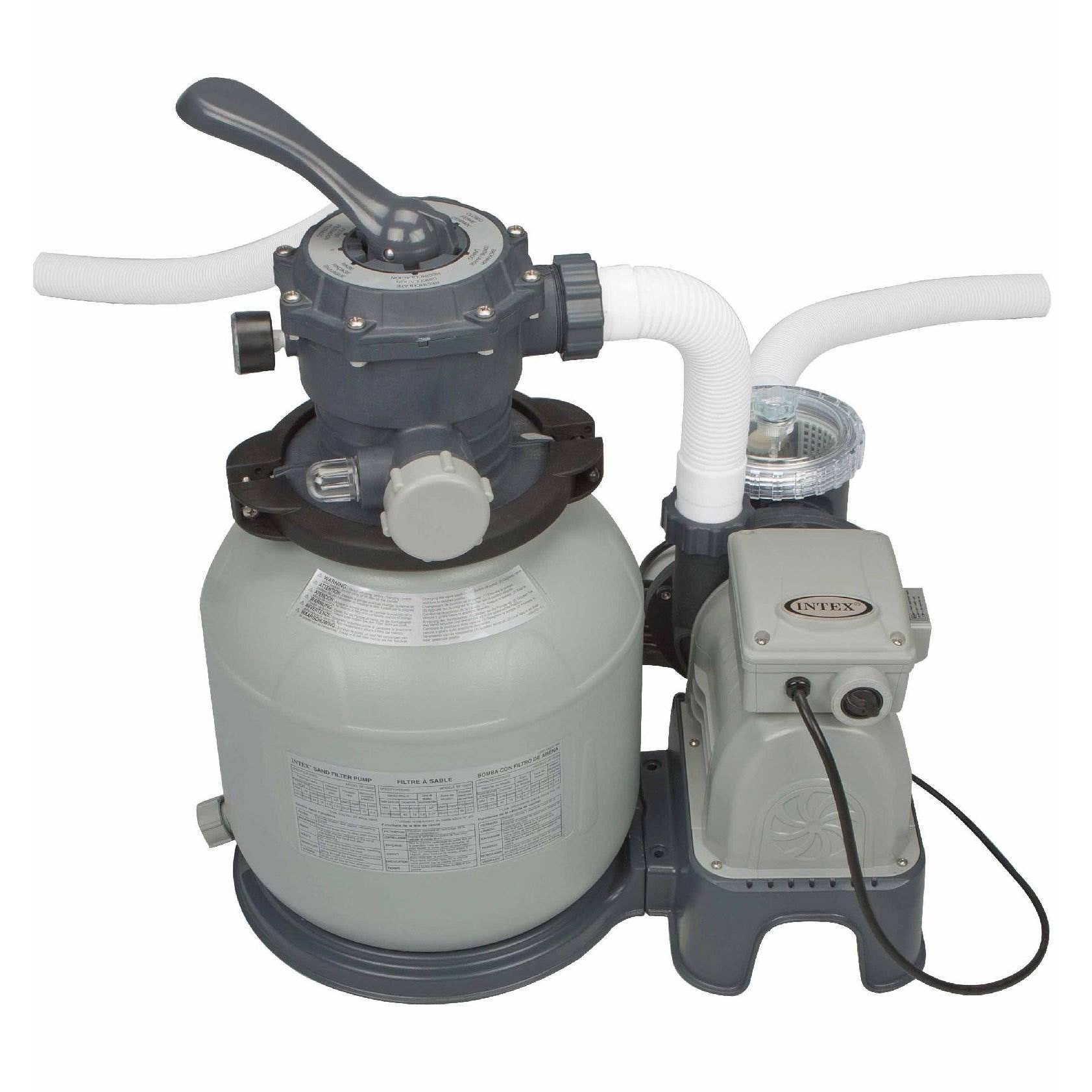 Intex 18ft x 52in Ultra Frame Above Ground Pool with Sand Pump & Winterizing Kit