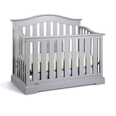 Graco Westbrook 4 in 1 Convertible Crib, Pebble Gray & Sealy Soybean Mattress - VMInnovations