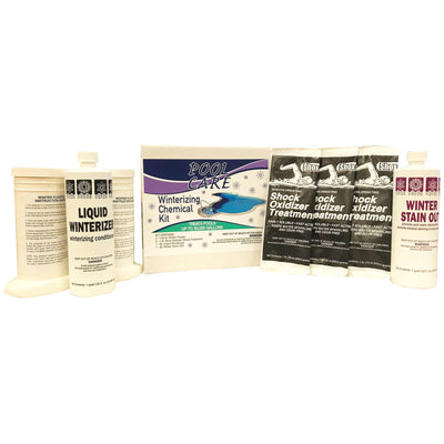 Intex 32x16x4.3 Foot Ultra Frame Rectangle Pool Set with Pump & Winterizing Kit