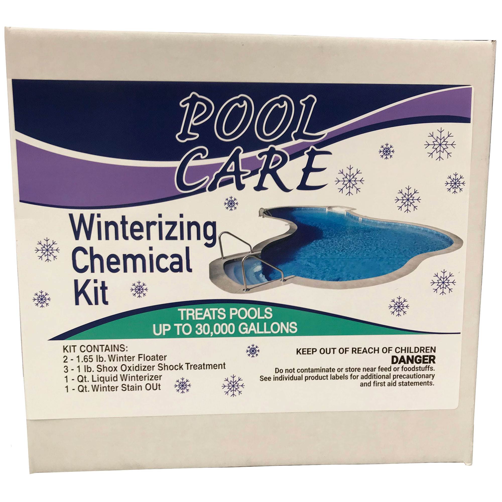 Intex 32x16x4.3 Foot Ultra Frame Rectangle Pool Set with Pump & Winterizing Kit