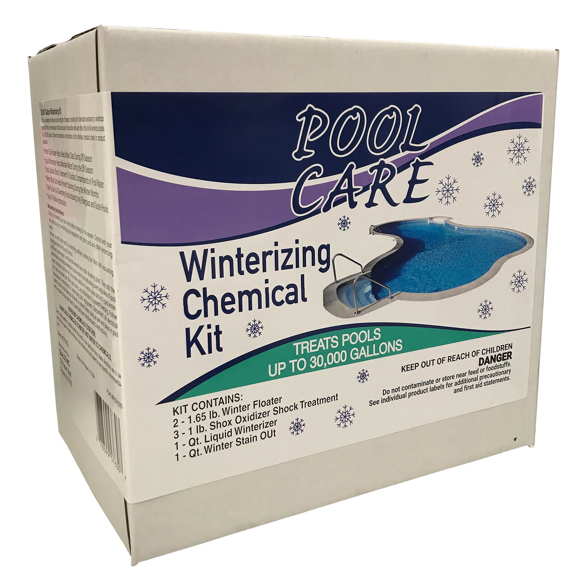 Intex 32x16x4.3 Foot Ultra Frame Rectangle Pool Set with Pump & Winterizing Kit