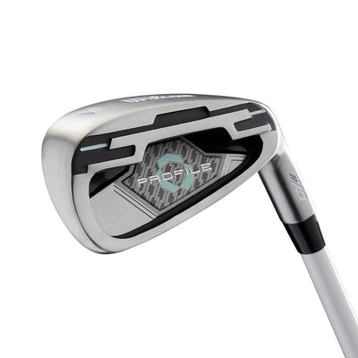 Wilson Profile XLS Women's LH Graphite Golf Club Set, Teal & Wheeled Travel Case