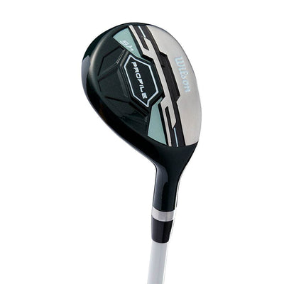 Wilson Profile XLS Women's LH Graphite Golf Club Set, Teal & Wheeled Travel Case