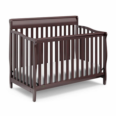 Graco Stanton 4 in 1 Convertible Crib, Espresso & Kolcraft Pure Sleep Mattress