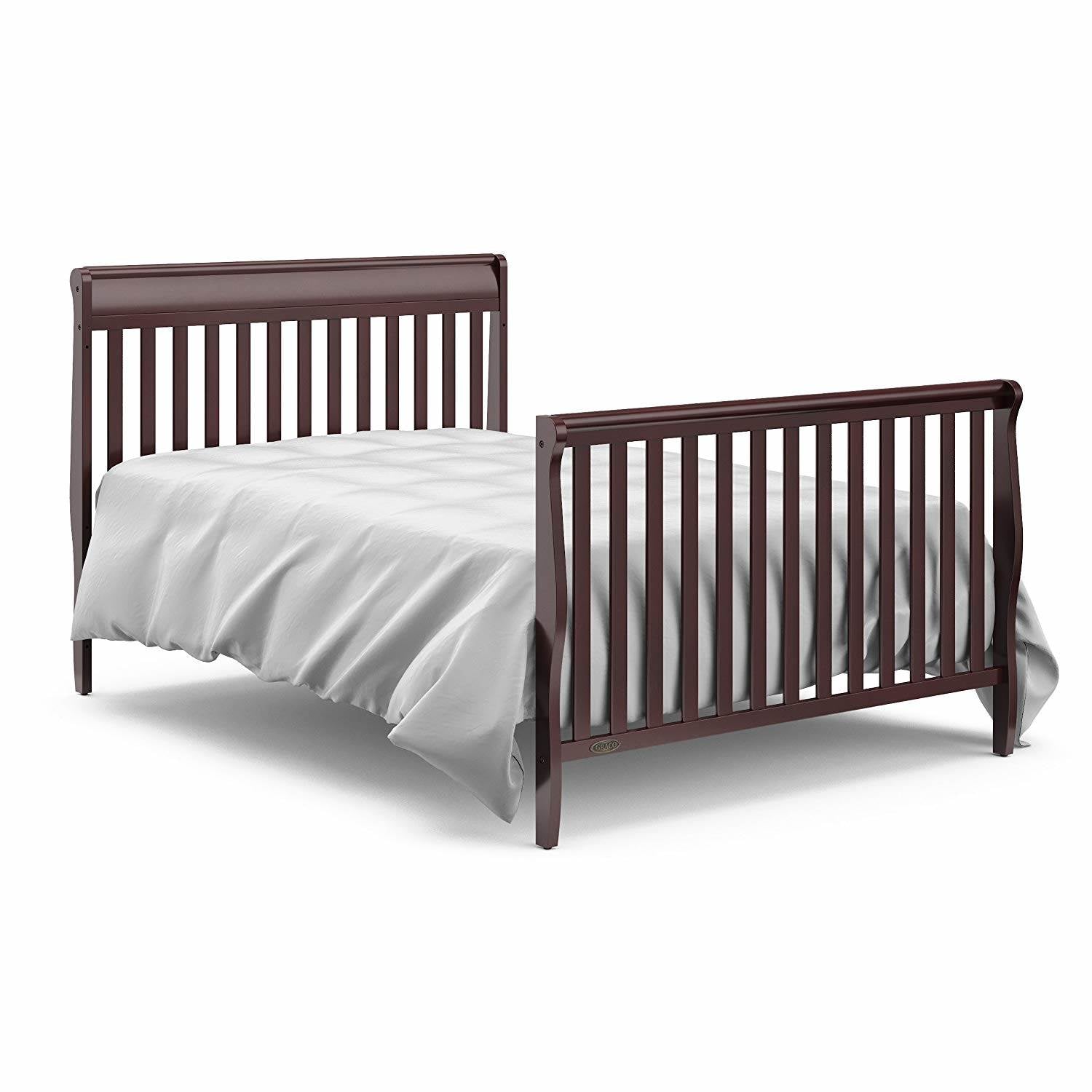 Graco Stanton 4 in 1 Convertible Crib, Espresso & Kolcraft Pure Sleep Mattress