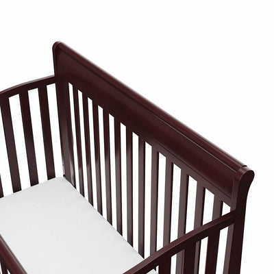 Graco Stanton 4 in 1 Convertible Crib, Espresso & Kolcraft Pure Sleep Mattress