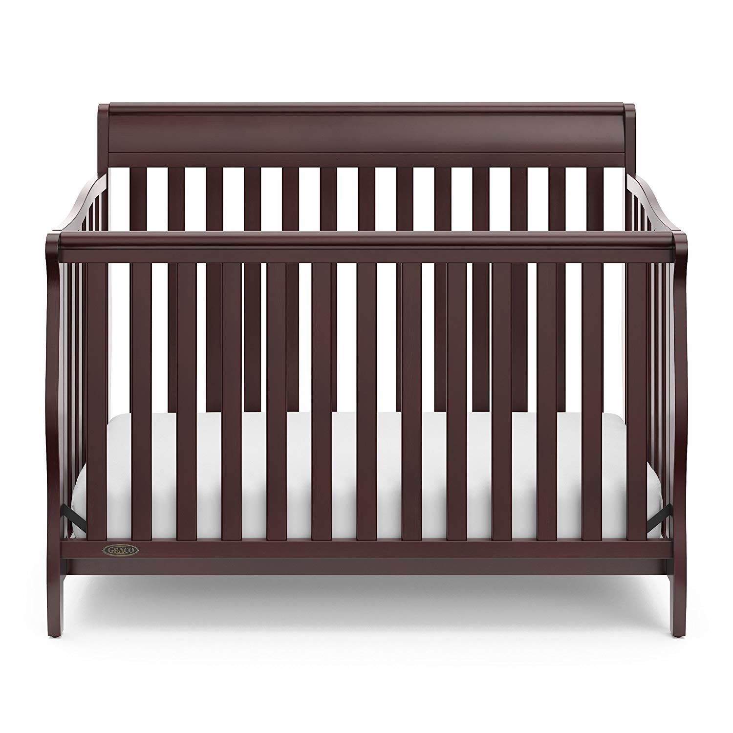 Graco Stanton 4 in 1 Convertible Crib, Espresso & Kolcraft Pure Sleep Mattress