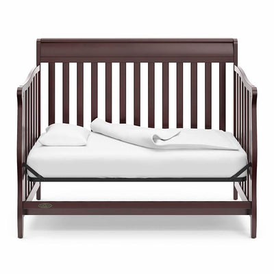 Graco Stanton 4 in 1 Convertible Crib, Espresso & Kolcraft Pure Sleep Mattress