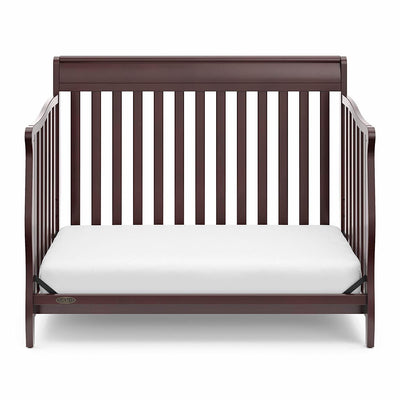 Graco Stanton 4 in 1 Convertible Crib, Espresso & Kolcraft Pure Sleep Mattress