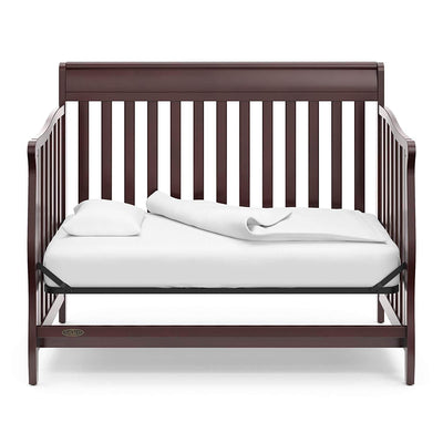 Graco Stanton 4 in 1 Convertible Crib, Espresso & Kolcraft Fresh Start Mattress