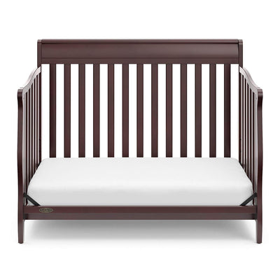 Graco Stanton 4 in 1 Convertible Crib, Espresso & Kolcraft Fresh Start Mattress