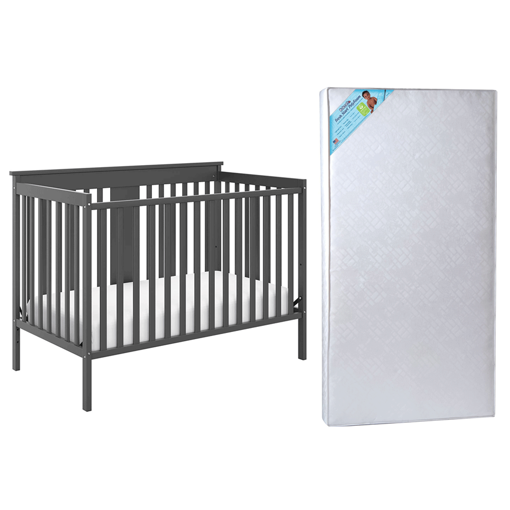 Storkcraft Mission Ridge 4 in 1 Convertible Crib & Kolcraft Fresh Start Mattress