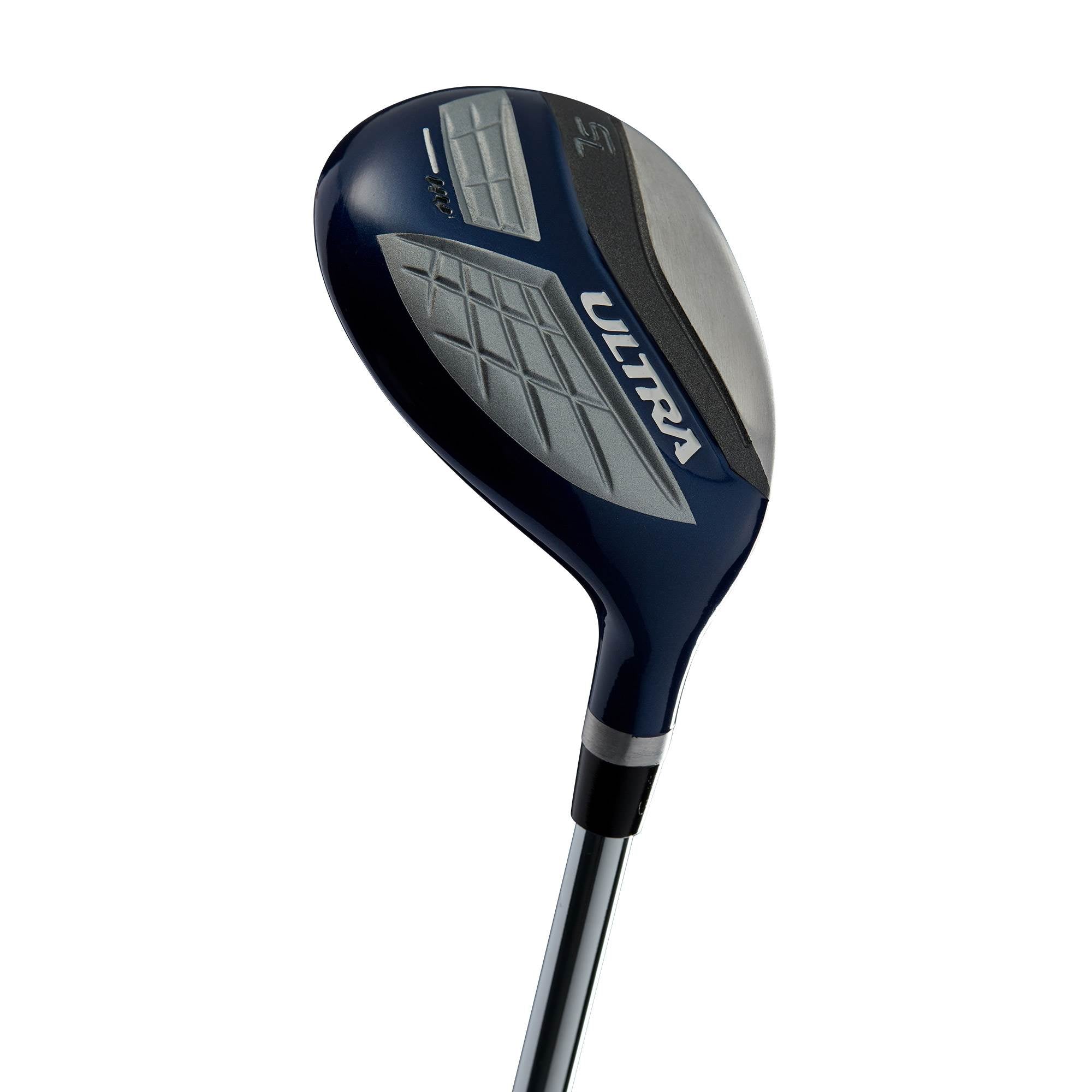 Wilson Mens 13 Piece Left Handed Golf Club Set, Deepwater & Wheeled Travel Case