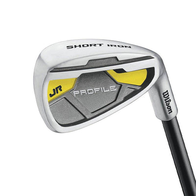 Wilson Profile Junior Right Hand Golf Club Set, Yellow & Wheeled Travel Case