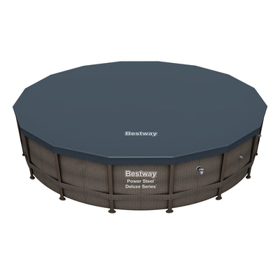Bestway 14ft x 42in Power Steel Deluxe Above Ground Pool Set and Pump (Open Box)