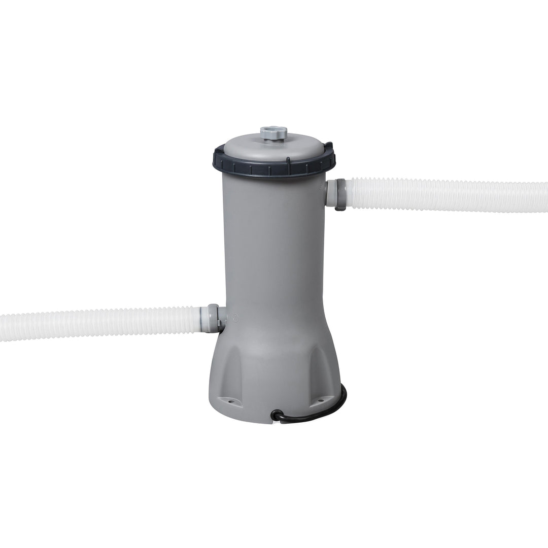 Bestway 14ft x 42in Power Steel Deluxe Above Ground Pool Set and Pump (Used) - VMInnovations