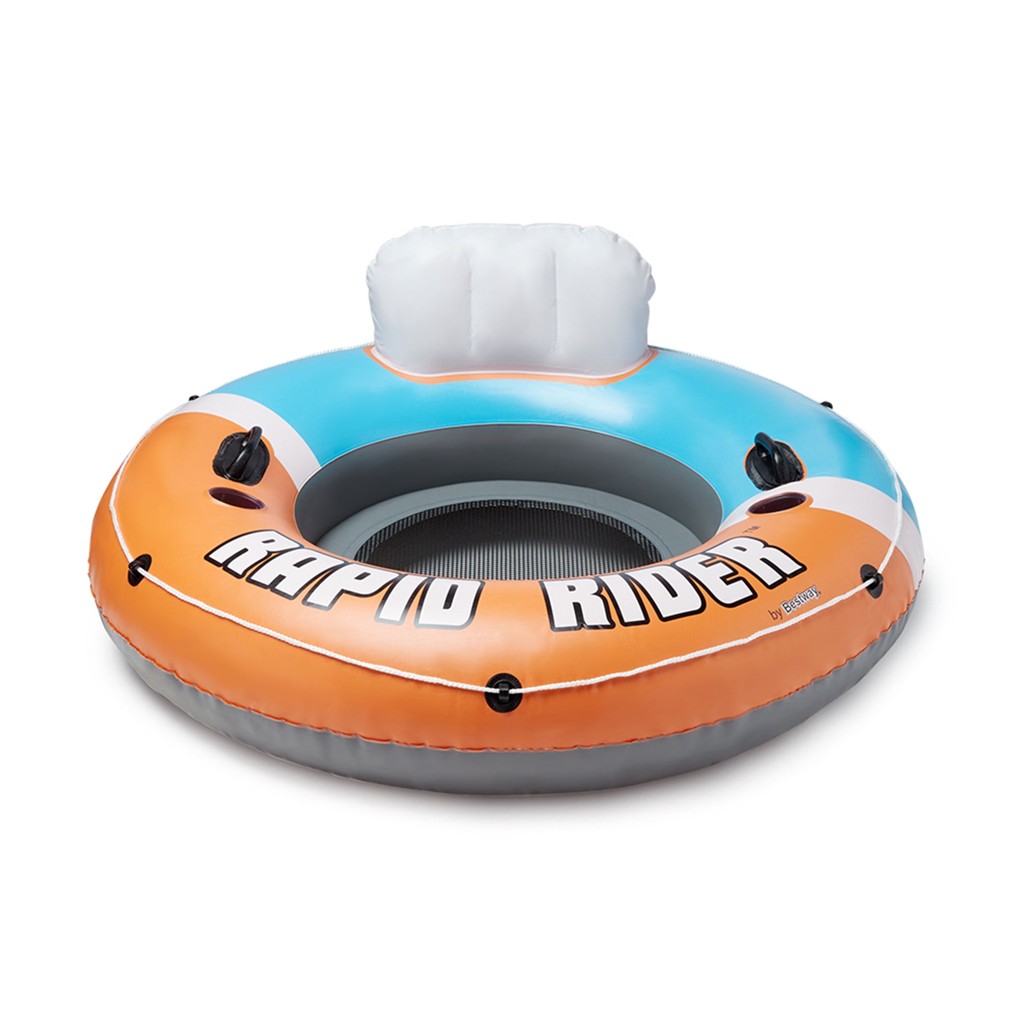 Bestway Hydro-Force Rapid Rider Single Inflatable River Tube Water Float, Orange - VMInnovations