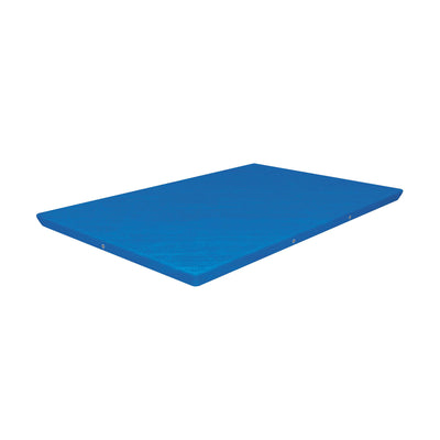 Bestway Rectangular 118" x 79" Above Ground Outdoor Swimming Pool Cover, Blue