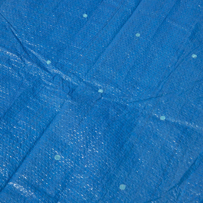 Bestway Rectangular 118" x 79" Above Ground Outdoor Swimming Pool Cover, Blue - VMInnovations