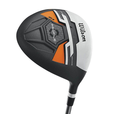 Wilson Profile Teen Right Handed Golf Club Set, Orange & Wheeled Travel Case