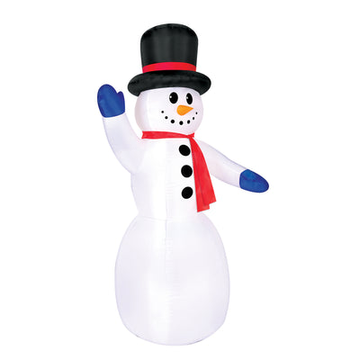 Occasions 6Ft Inflatable Polyester Pre Lit Snowman Yard Decoration (Used)