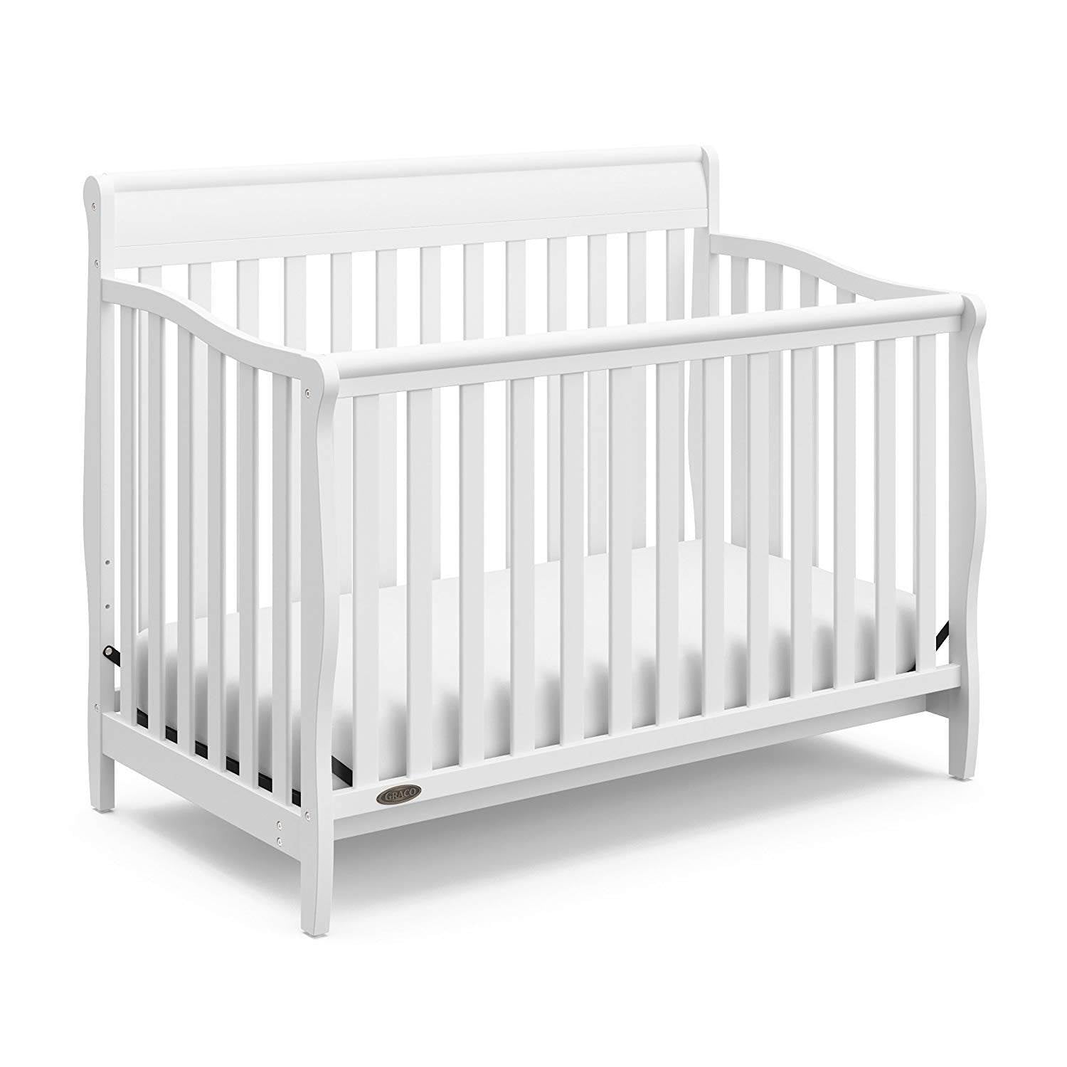 Graco Stanton Durable 4 in 1 Convertible Baby Toddler Child Crib Daybed, White